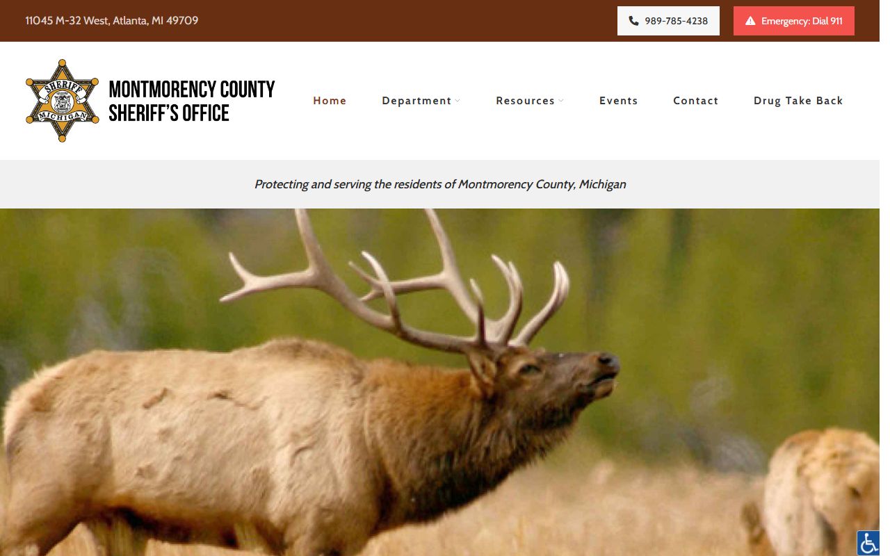 Montmorency County arrest records and charges tied to the sheriff department